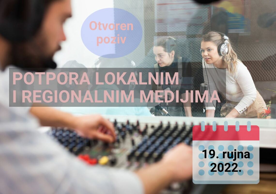 Potpora lokalnim i regionalnim medijima 2022