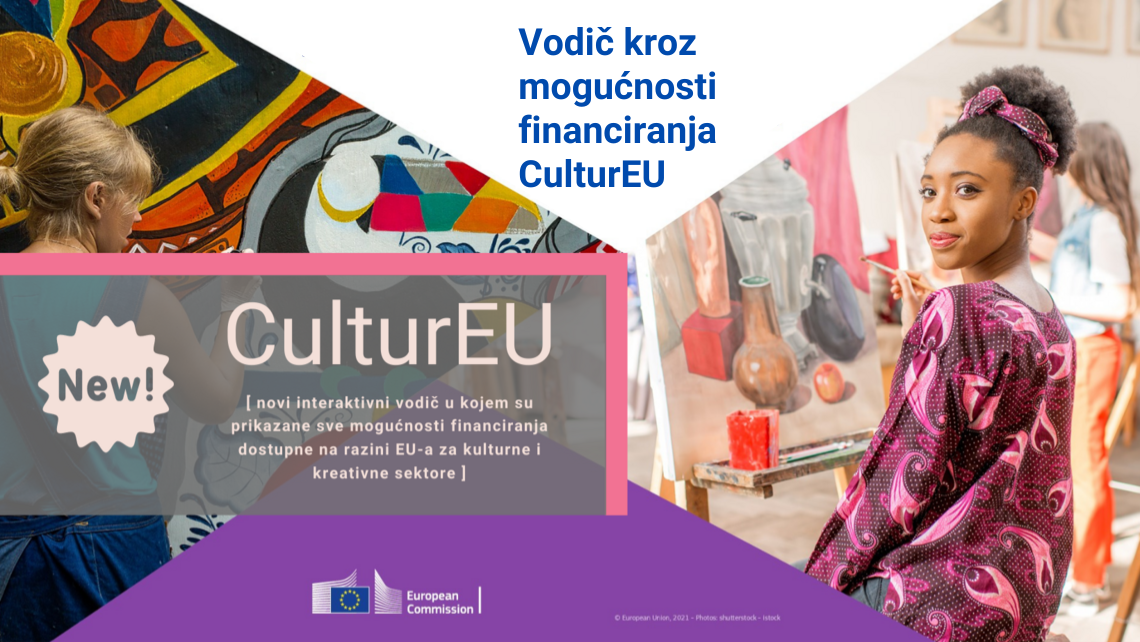 Vodič kroz mogućnosti financiranja CulturEU dostupan na hrvatskom jeziku