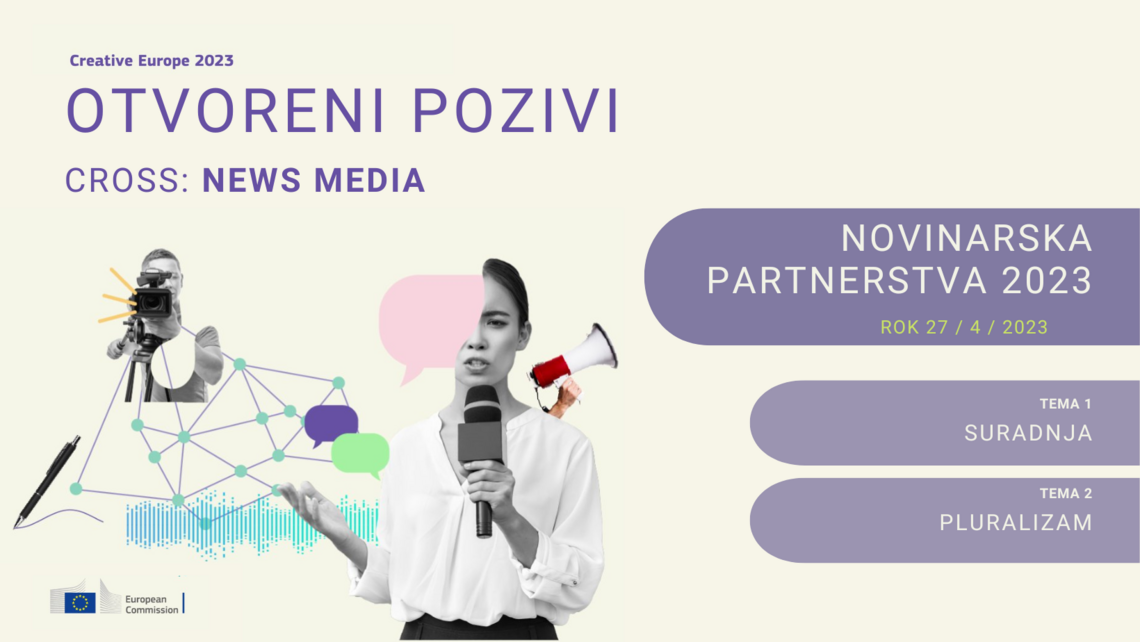 Potpora za Novinarska partnerstva 2023 – suradnje i pluralizam