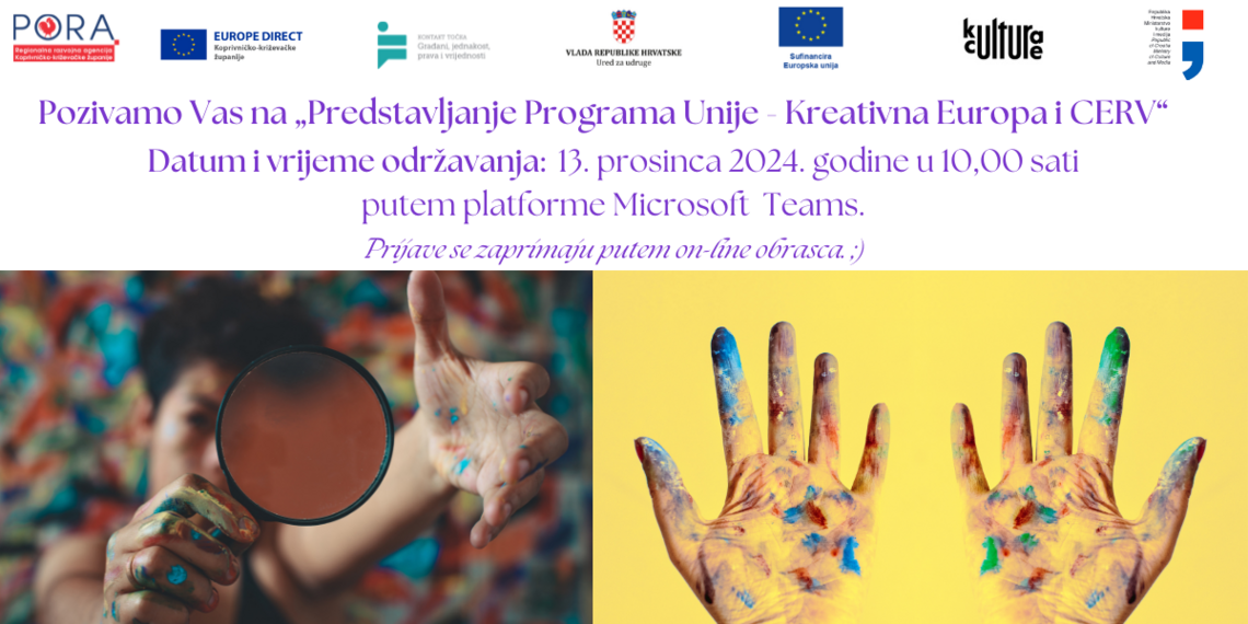 [ONLINE DOGAĐANJE] Predstavljanje programa Unije: Kreativna Europa i CERV